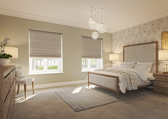 Mirdif, Speckled Hen - Motorised Roman Blind - Image 6